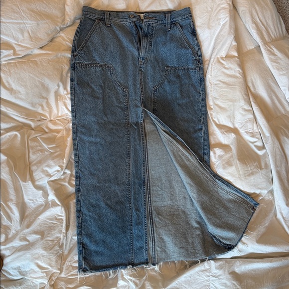 Abercrombie & Fitch High Rise Denim Skirt - Picture 2 of 3